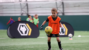 Boy With Ball Soccer Svhool